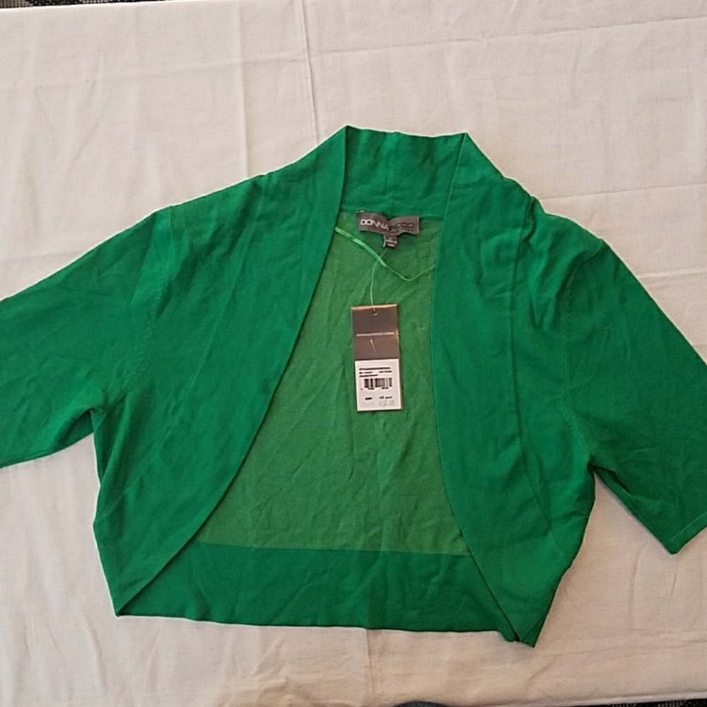 Donna Ricco green cardigan